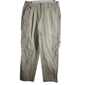 Cabela's Trail Hiker Cargo Pants Mens Size‎ 34X31 Relaxed Fit Elastic Waist